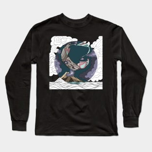 Space Stingray Circled Long Sleeve T-Shirt